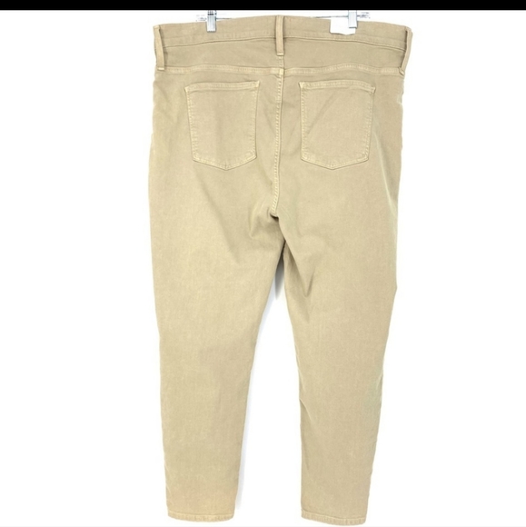 NWT Caslon Sz 35 US 20 Sierra Skinny Ankle Jeans Beige - Picture 2 of 7